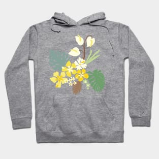 Southern Tropical Boho Flowers Hoodie